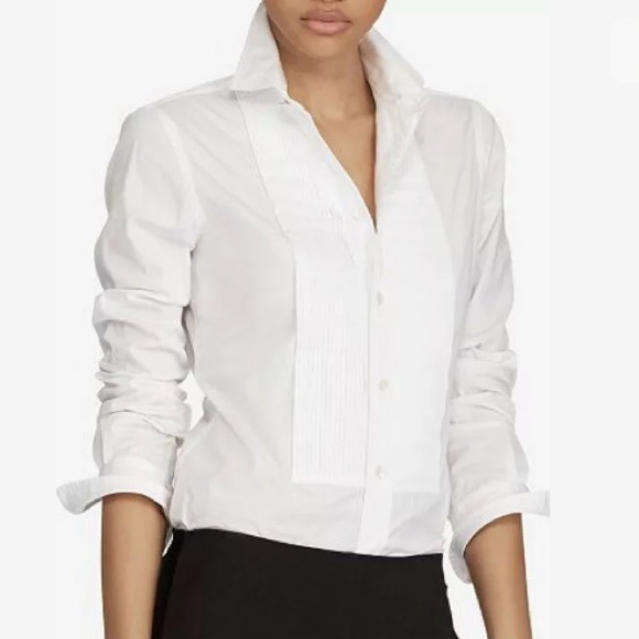 Polo Ralph Lauren Tops - ❌SOLD❌Polo Ralph Lauren Tuxedo Women’s Shirt